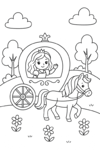 Princess in Carriage